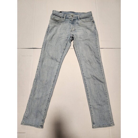 Abercrombie & Fitch Langdon Skinny Stretch Blue Denim Jeans Mens Size 31 x 32 - Picture 8 of 12